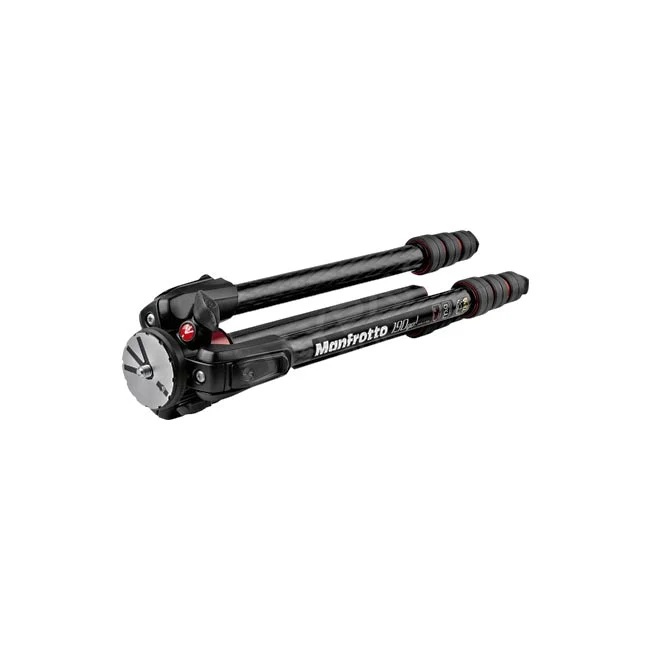Manfrotto MT190GOC4TB 삼각대 접힌 상태와 상단 플랫폼