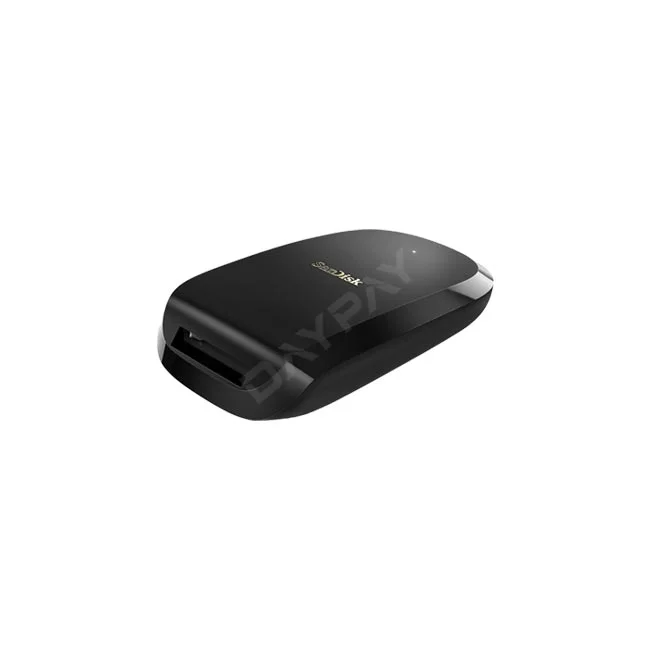 SanDisk CFexpress Extreme PRO Type B Card Reader 전면 및 상단 외관