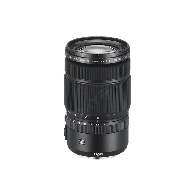 Fujifilm GF45-100mmF4 R LM OIS WR 렌즈 전면 및 줌링, 조리개링 외관