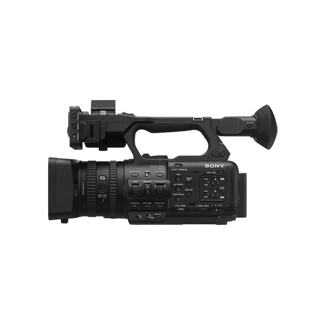 Sony PXW-Z200 측면 조작부와 렌즈 부위