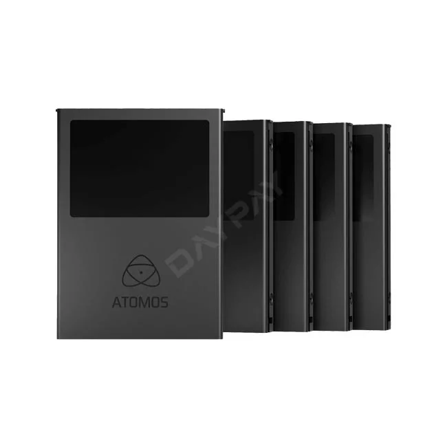 ATOMOS SSD 1TB 정면과 여러 개가 나열된 모습