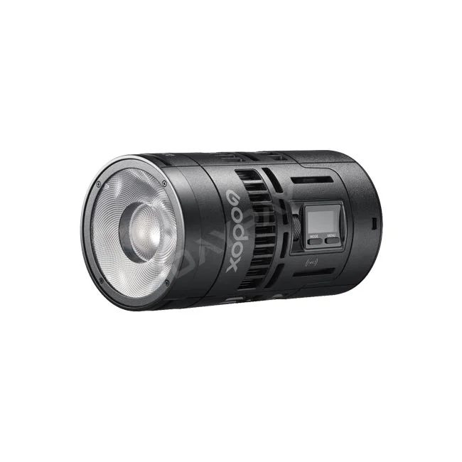 Godox MS60Bi 전면 LED 렌즈와 측면 조작부