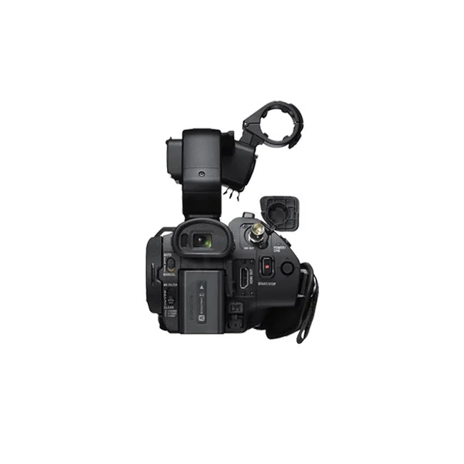 Sony PXW-Z90 후면 단자부와 뷰파인더