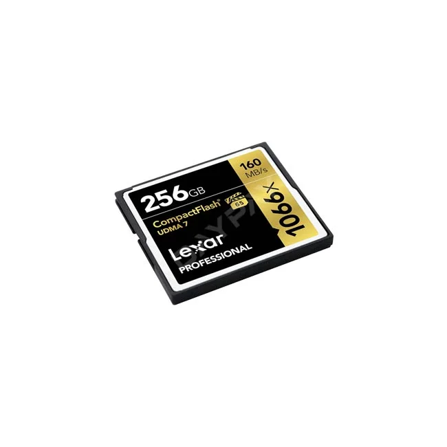 Lexar Professional 1066X CF Card 256GB 상단 라벨과 제품 전면부