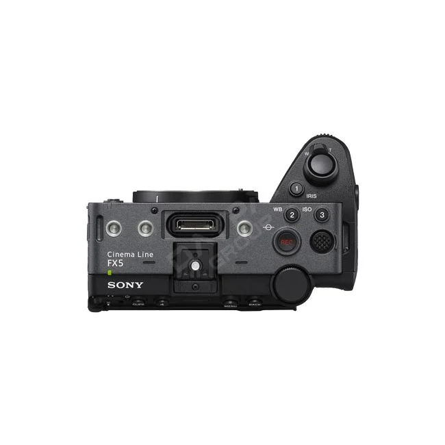 Sony FX5 상단부와 조작 버튼