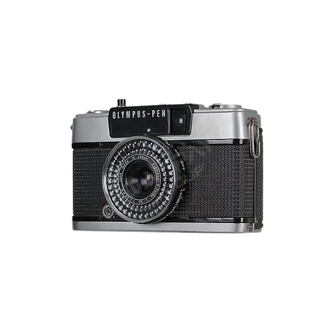 Olympus Pen EE-3 전면부와 렌즈 부위