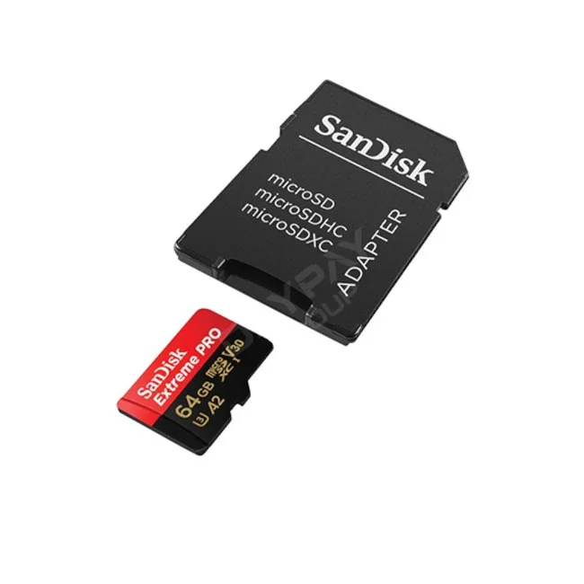 SanDisk Extreme Pro Micro SD 카드와 SD 어댑터