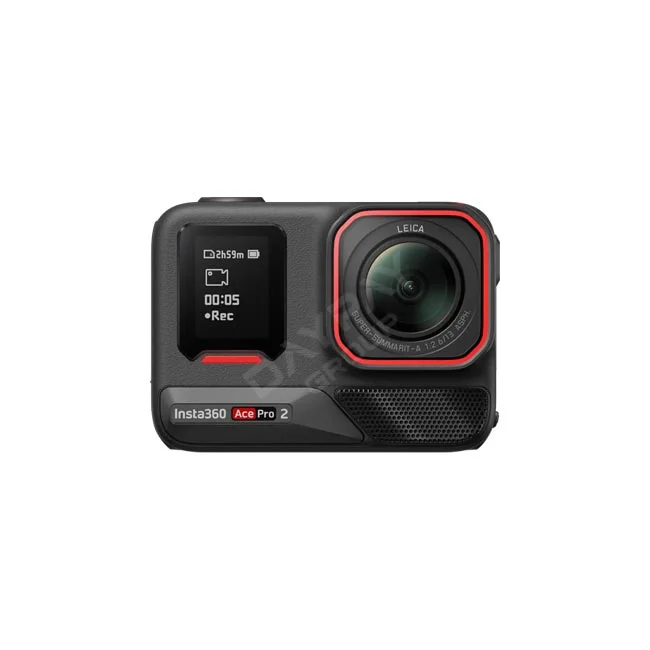 Insta360 Ace Pro 2 전면 화면과 렌즈부