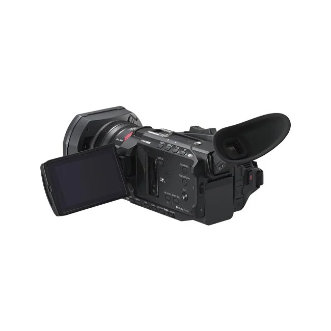 Panasonic HC-X1600 측면 LCD 모니터와 조작부