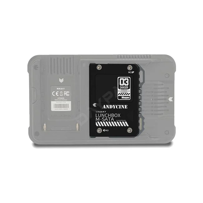 Atomos Lunchbox M-SATA SSD 1TB 장착 상태