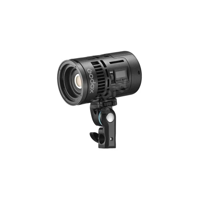 Godox MS60Bi 측면 조작부와 마운트 브래킷