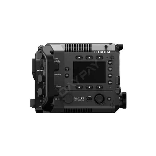 Fujifilm GFX ETERNA 측면 조작부 및 단자부