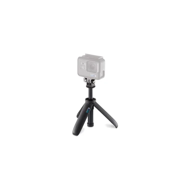GoPro Shorty 삼각대 모드와 장착된 액션캠