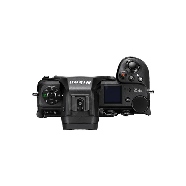 Nikon Z6 III 상단부와 조작 다이얼