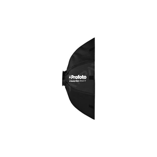 Profoto OCF Beauty Dish Silver + Profoto OCF Speedring 측면 외관과 로고