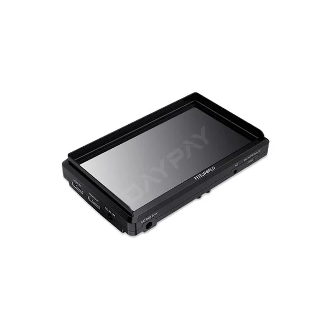 Feelworld FW568 V3 측면 단자부와 전면 디스플레이