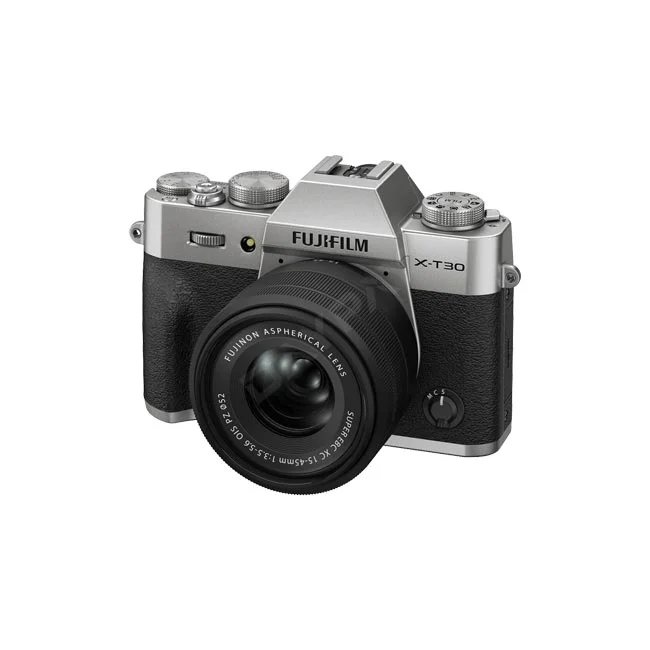 Fujifilm X-T30 III 전면부와 장착된 렌즈