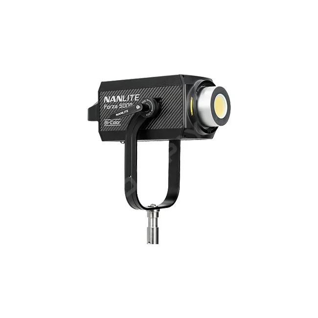Nanlite Forza 500B II 측면 브래킷과 요크 마운트