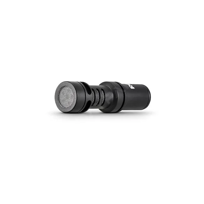 RODE VideoMicro 마이크 본체 정면 및 측면 각도