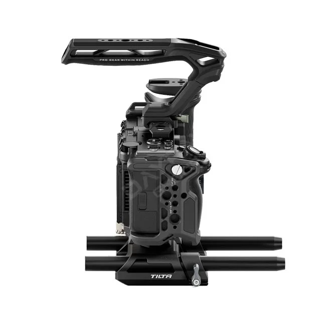 Sony FX5 Pro Kit 측면 케이지 및 상단 핸들 장착 모습