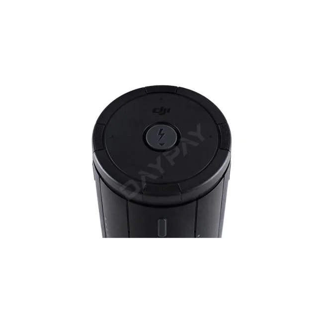 DJI TB50용 쿼드 배터리 충전 허브 상단 버튼과 로고 부위