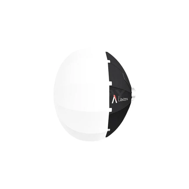 Aputure Lantern 26인치 구형 소프트박스 전면 및 측면 외관
