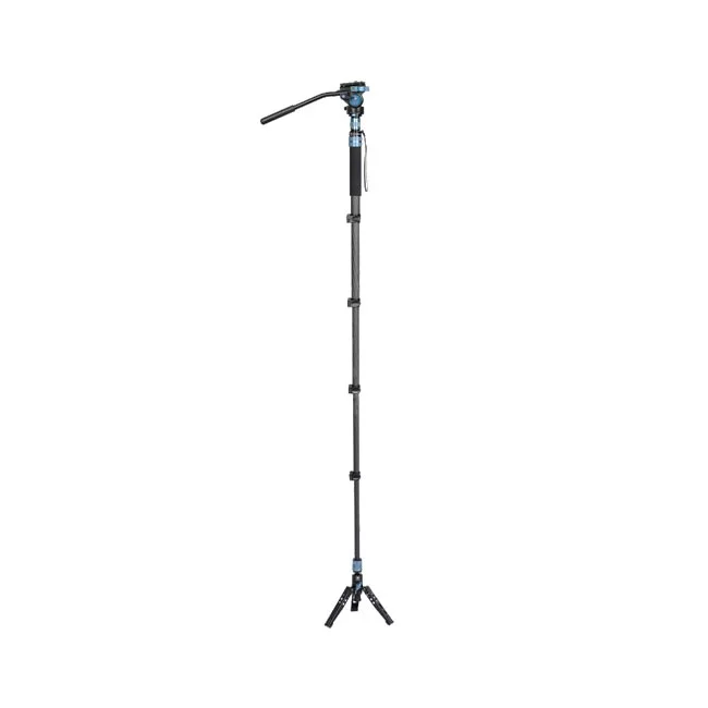 Sirui P-325FL Monopod 비디오헤드 장착 전체 전신 뷰