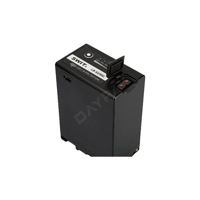 SWIT LB-SU90C(BP-U100) 상단 단자부와 USB-C 포트