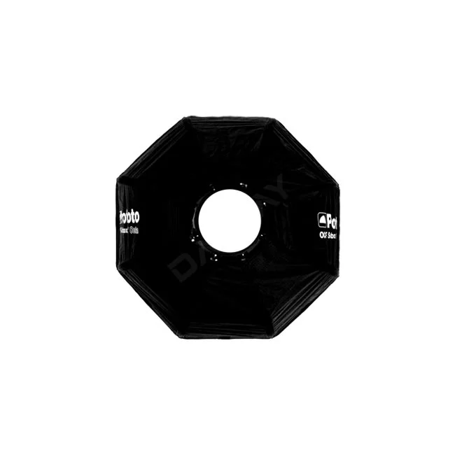 Profoto OCF Softbox 2' Octa 전면 8각 외관과 중앙 마운트 부위