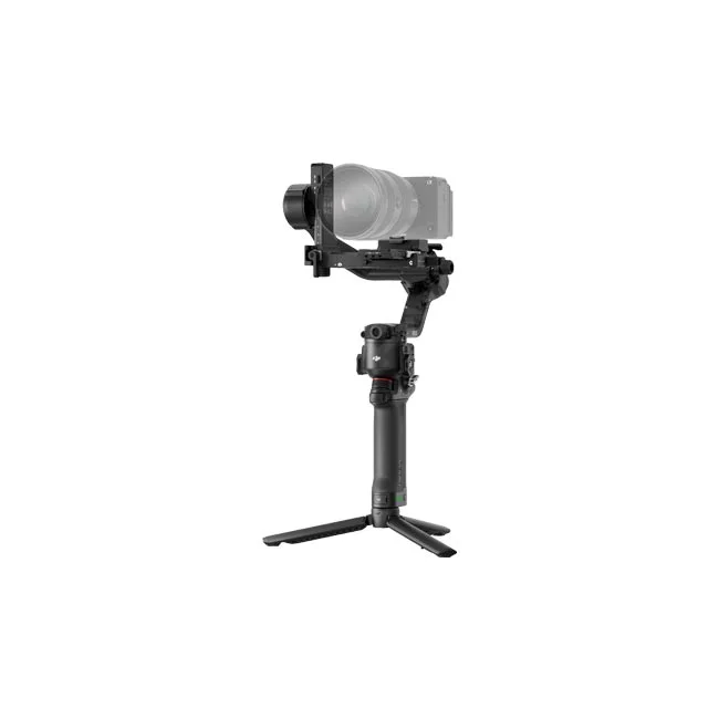 DJI RS 5 Combo 삼각대가 결합된 전체 측면 장착 모습