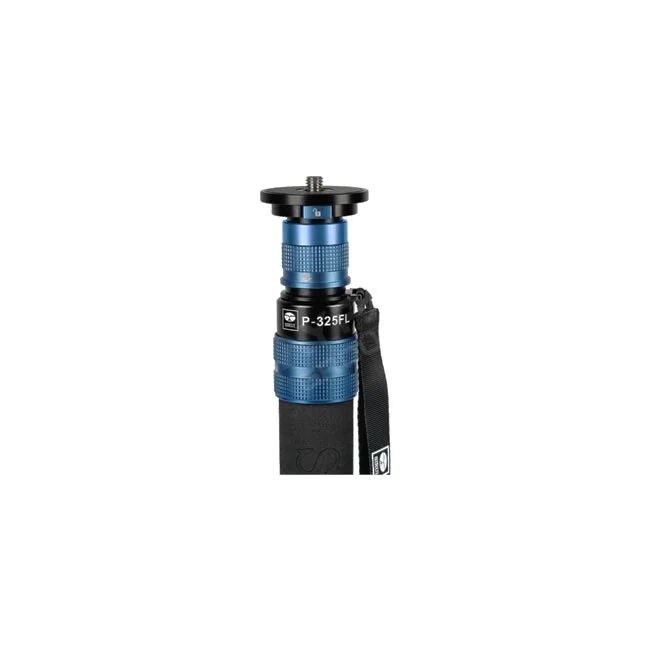 Sirui P-325FL 모노포드 상단 마운트 및 잠금 다이얼 부위