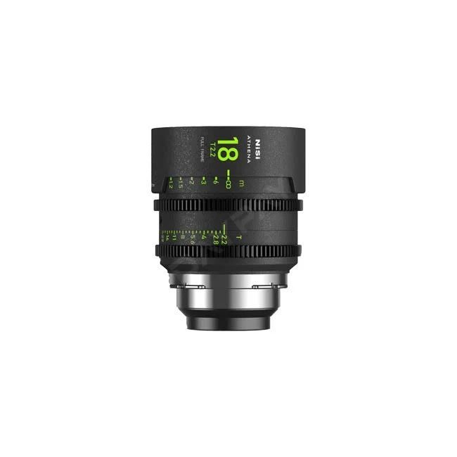 Nisi Athena Prime 18mm T2.2 시네마 단렌즈 측면 모습
