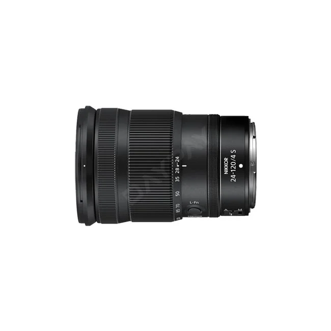 Nikon NIKKOR Z 24-120mm f/4 S 줌렌즈 측면 모습
