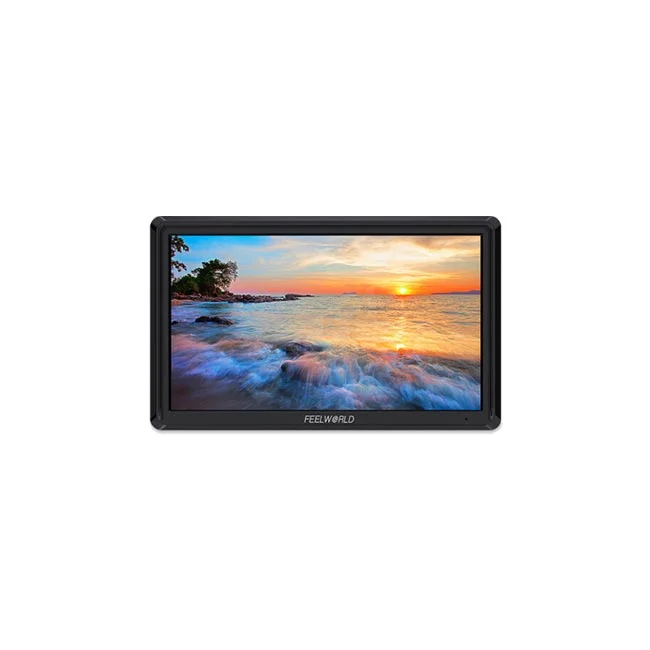 Feelworld FW568 V3 모니터 정면 화면 표시 모습