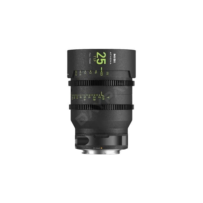 Nisi Athena Prime 25mm T1.9 시네마 단렌즈 정면