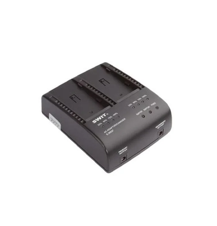 SWIT S-3602F 듀얼 충전기 사선 측면 모습