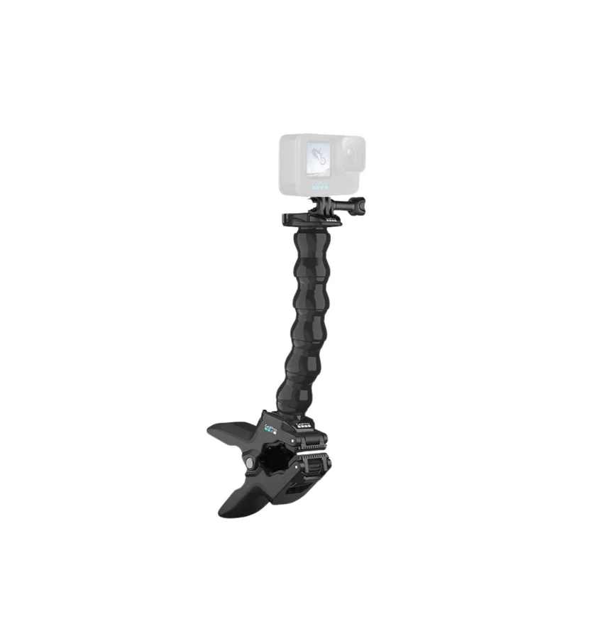 GoPro Hero Jaws Flex Clamp 플렉스 클램프와 마운트된 액션캠 전체 모습