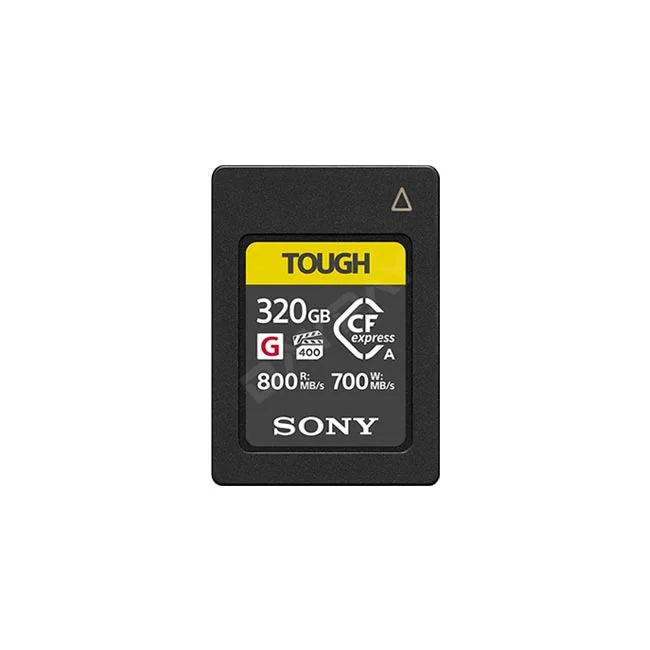 SONY CFexpress Type A 320GB 메모리 카드 정면 모습