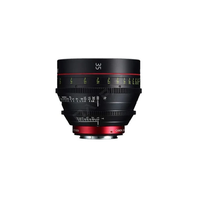 Canon CN-E 35mm T1.5 L F 시네마 단렌즈 측면 모습