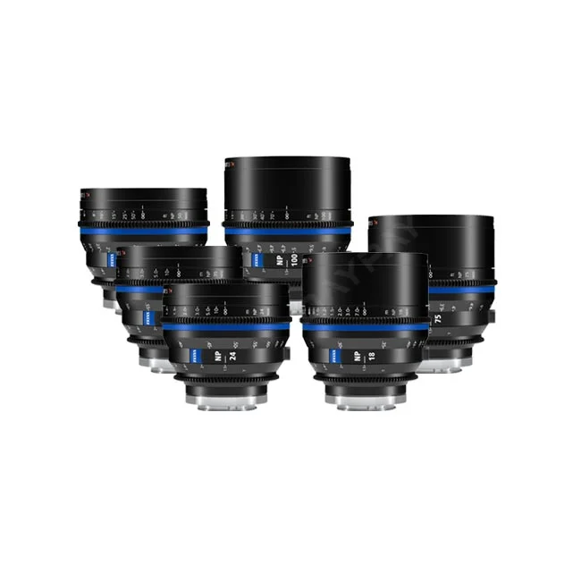Zeiss Nano Prime 6 set 단렌즈 6개 세트 정면 모습
