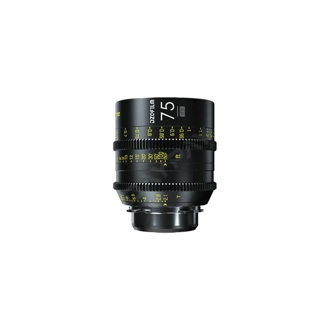 Dzofilm Vespid Prime 75mm T2.1 단렌즈 정면 모습
