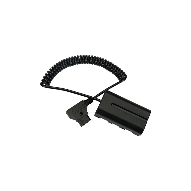 D-Tap Power Cable (Sony NP-F) 케이블과 코일형 전원 케이블