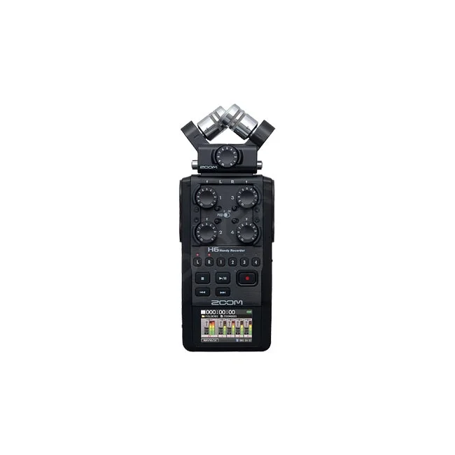 ZOOM H6 Handy Recorder 레코더 정면 모습