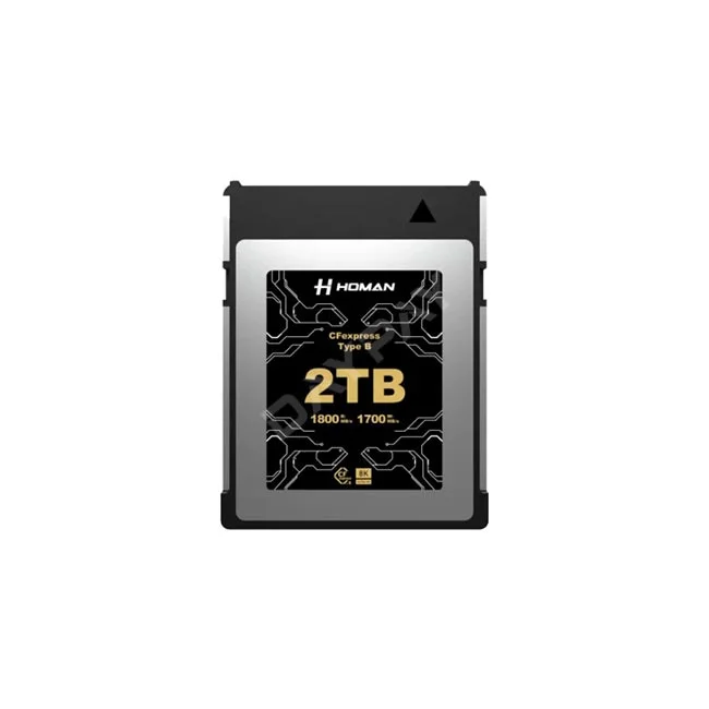 Homan CFexpress Type B 2TB 메모리 카드 정면