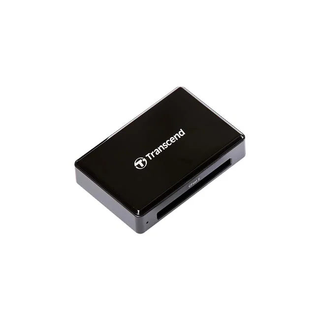 Transcend TS-RDF2 CFast 2.0 카드 리더기 상단 및 슬롯부 모습