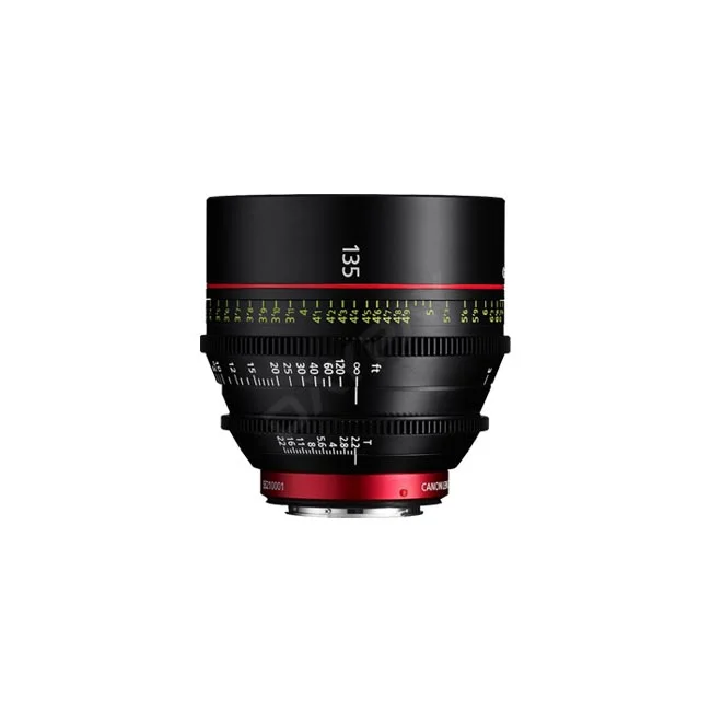 Canon CN-E 135mm T2.2 L F 단렌즈 측면 모습