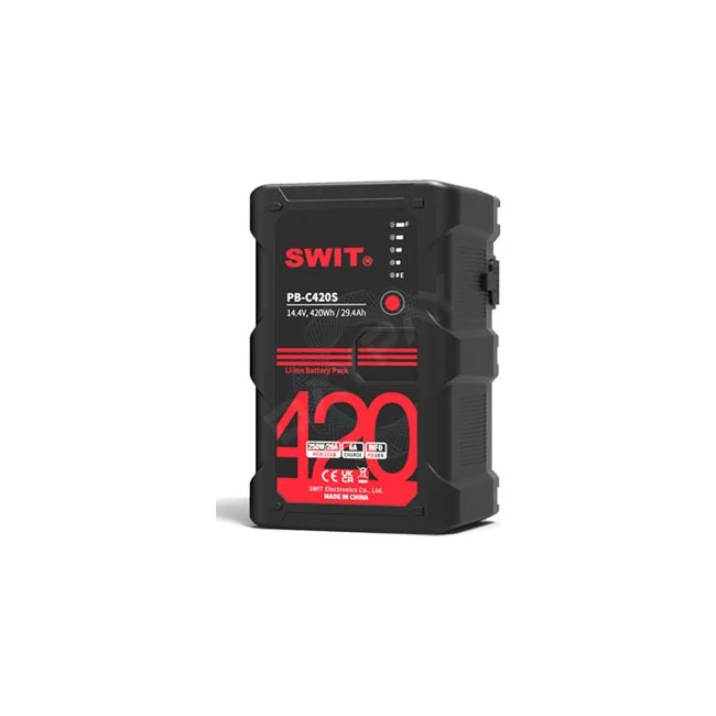 SWIT PB-C420S V마운트 배터리 정면 모습