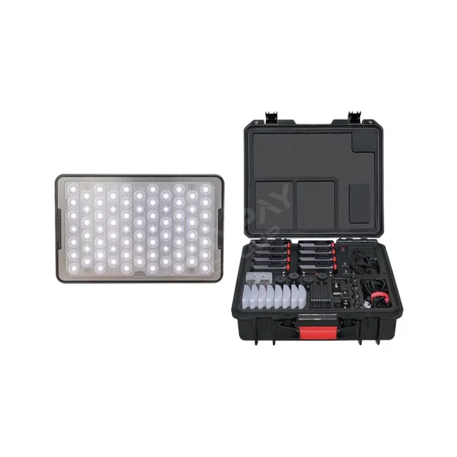 Aputure MC Pro 8-Light Kit LED 조명 본체와 충전 케이스 세트