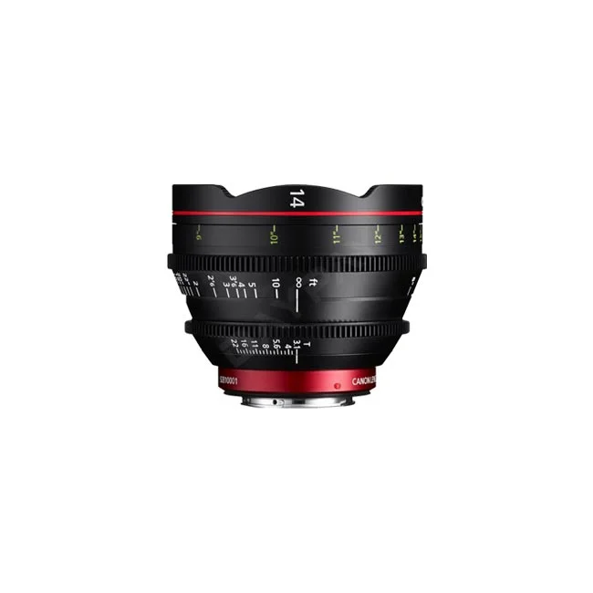 Canon CN-E 14mm T3.1 L F 단렌즈 정면