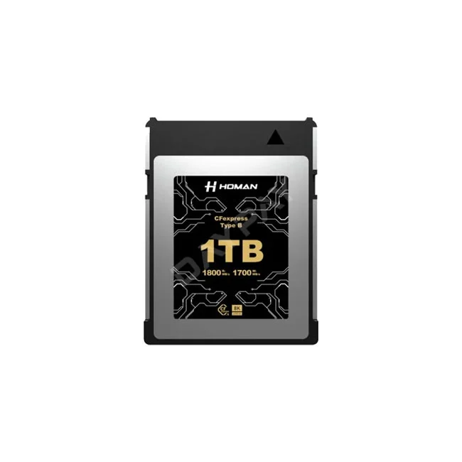 Homan CFexpress Type B 1TB 메모리 카드 정면 모습